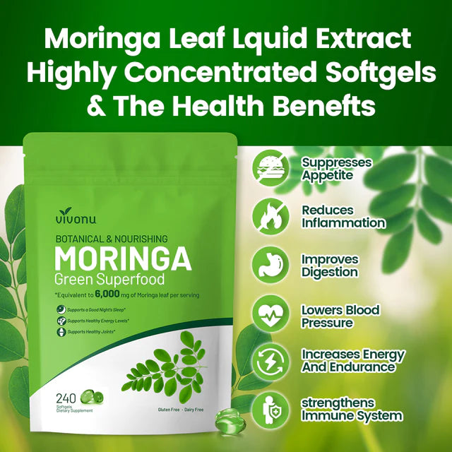 Moringa Capsules | Pure Moringa Leaf Extracts