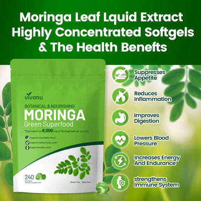 Moringa Capsules | Pure Moringa Leaf Extracts