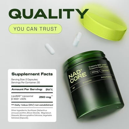 Cata-Kor Nicotinamide Capsules – NAD⁺ Core Supplement (60 Tablets)
