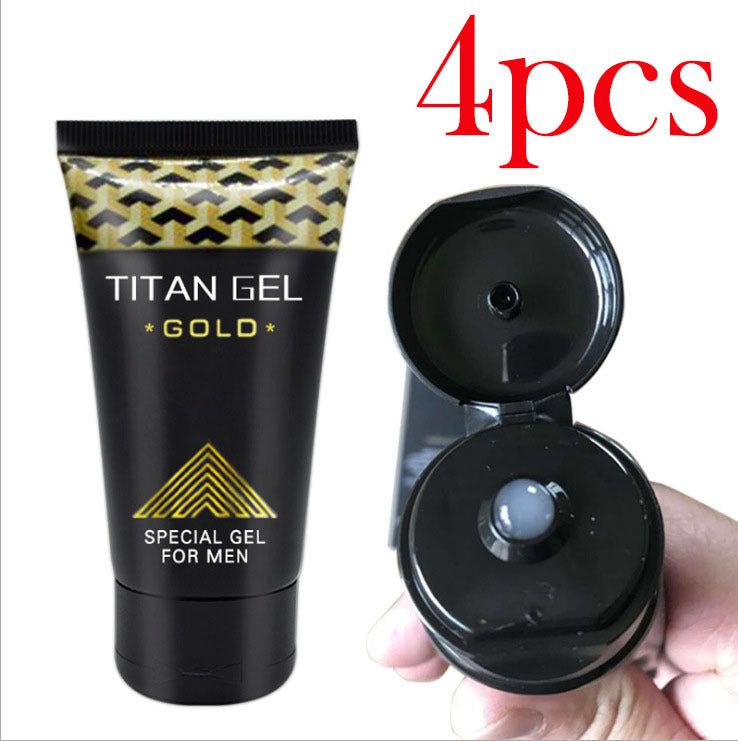 Titan Gel Gold, Red  Provocative– Special Gel for Men