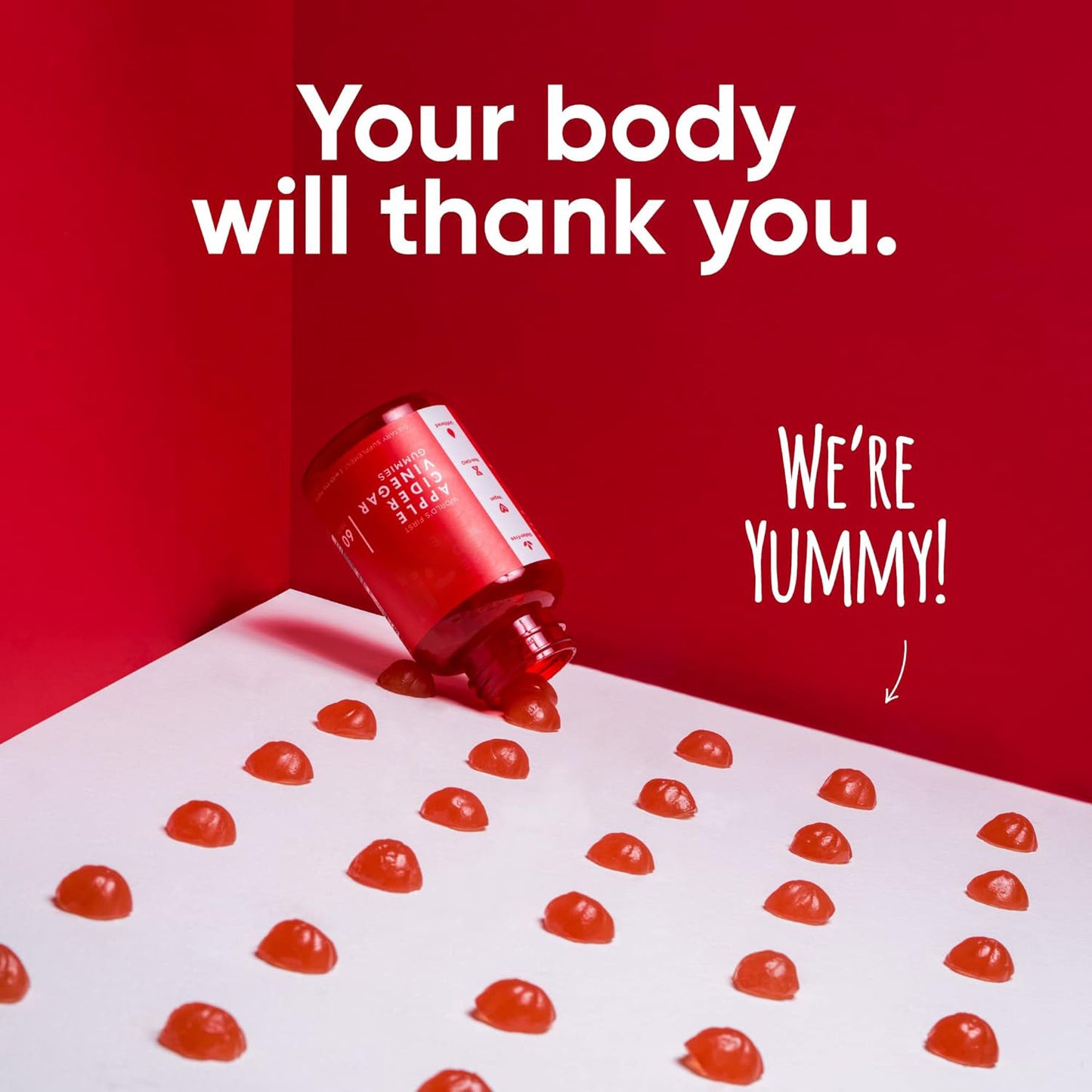 World's First 3-in-1  Apple Cider Vinegar, Ashwagandha+, Pre+Post Probiotics Gummies = Dreamy Sleep Gummies