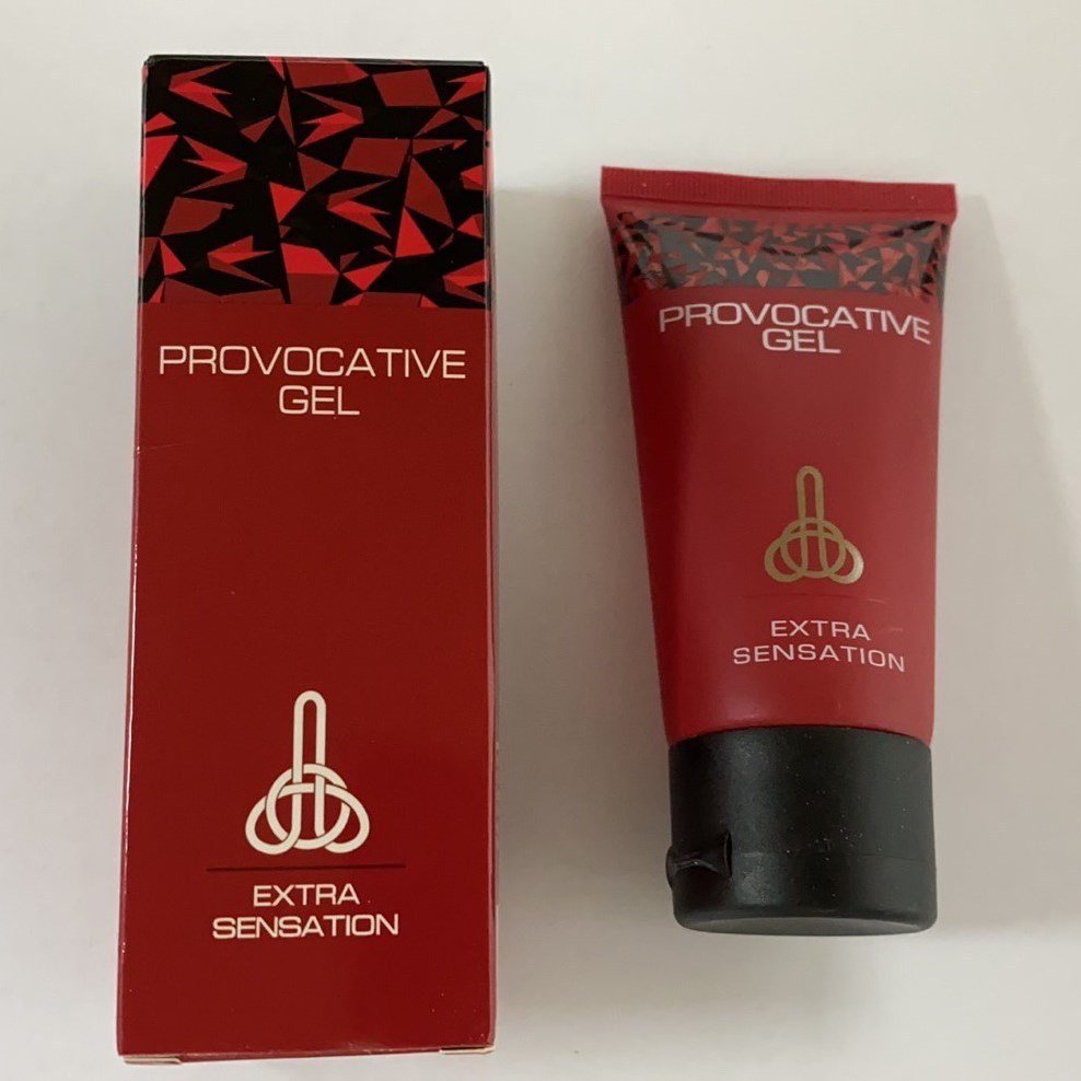 Titan Gel Gold, Red  Provocative– Special Gel for Men