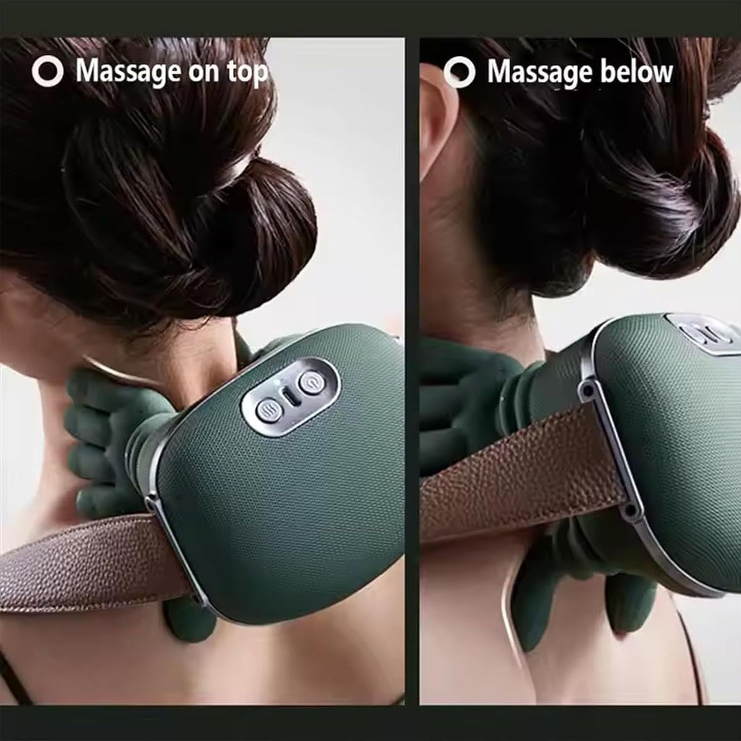 New Neck Massager Kneading Shiatsu Shawl Neck and Shoulder Massager Imitating Human Manual Massage Fatigue Relief Relax