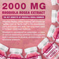 Rhodiola Gummies - Rhodiola Supplements, Non GMO, 60 Vegetarian Chewable Tablets