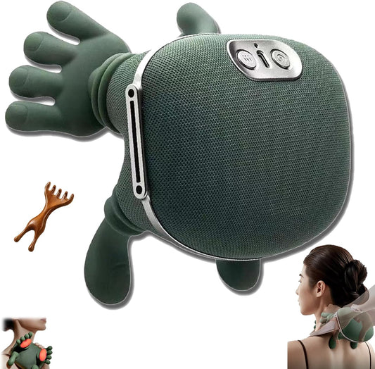 New Neck Massager Kneading Shiatsu Shawl Neck and Shoulder Massager Imitating Human Manual Massage Fatigue Relief Relax