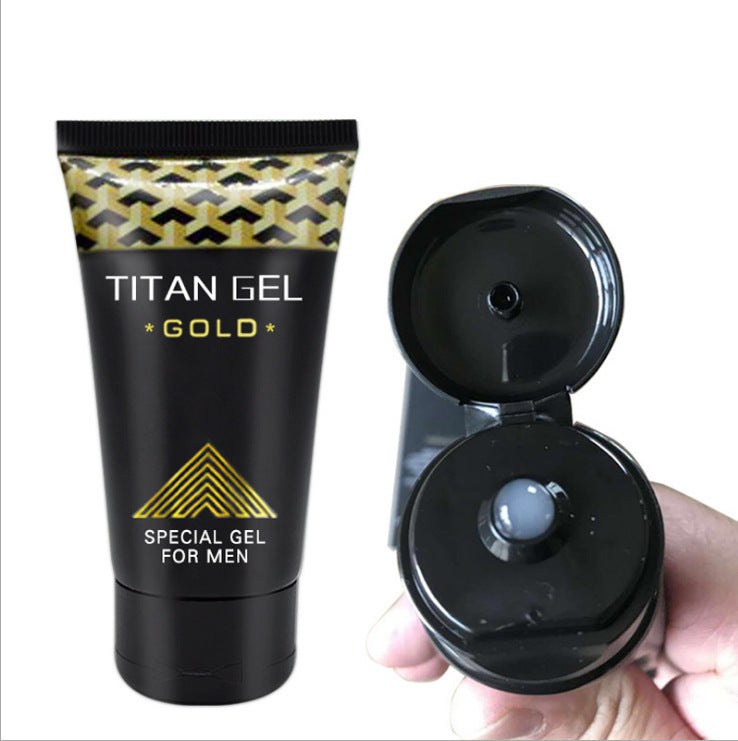 Titan Gel Gold, Red  Provocative– Special Gel for Men
