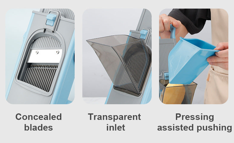 Multi-Function Vegetable Cutter – Shred, Slice & Grate with Ease