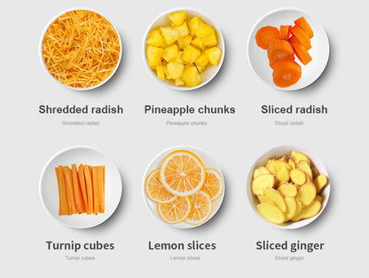 Multi-Function Vegetable Cutter – Shred, Slice & Grate with Ease