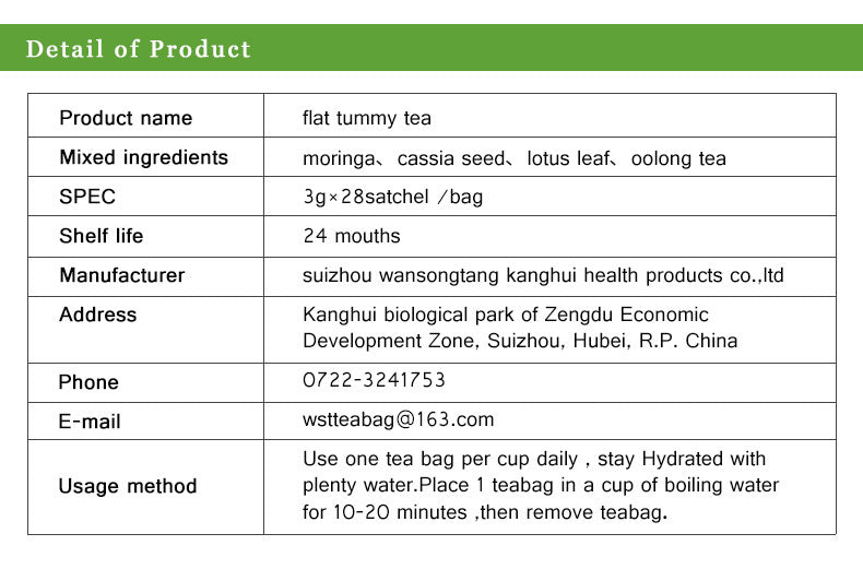 28 days detox 28days Slimming tea flat tummy tea