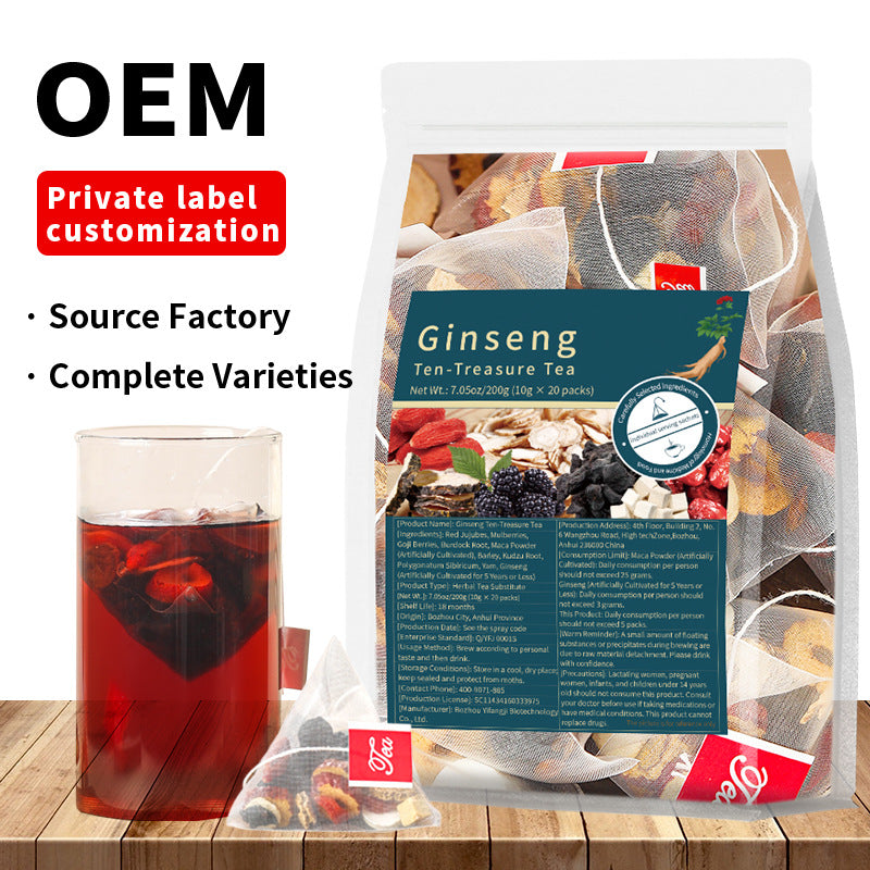 Organic Ginseng Ten Treasures Kidney Tea