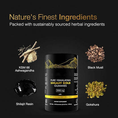 Pure Himalayan Shilajit Gold Gummies