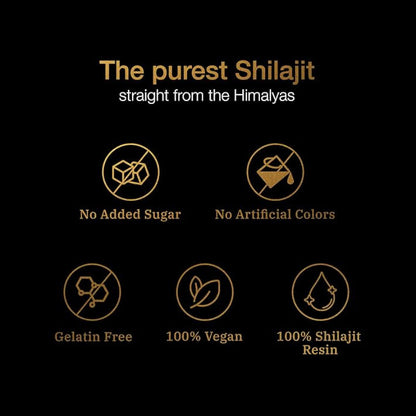 Pure Himalayan Shilajit Gold Gummies