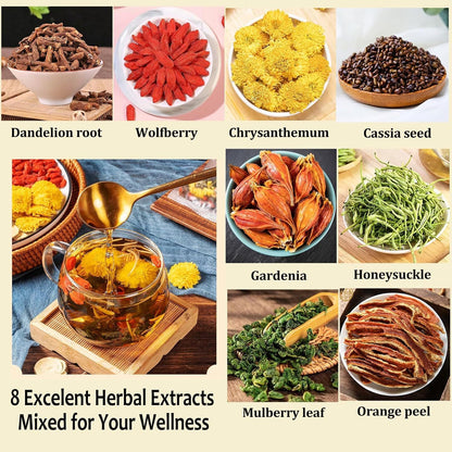 Dandelion Wolfberry Tea Kidney Liver Detox