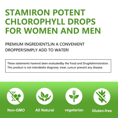 Mint Flavor LIQUID CHLOROHYLL Drops 60ml