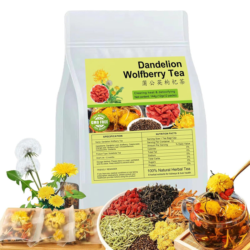 Dandelion Wolfberry Tea Kidney Liver Detox