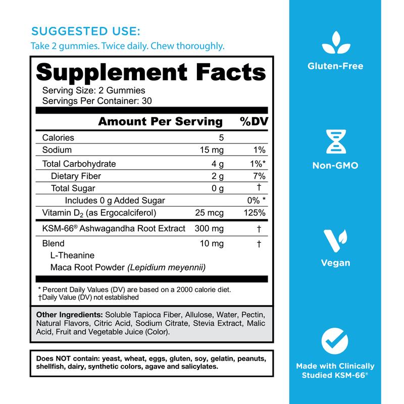 World's First 3-in-1  Apple Cider Vinegar, Ashwagandha+, Pre+Post Probiotics Gummies = Dreamy Sleep Gummies