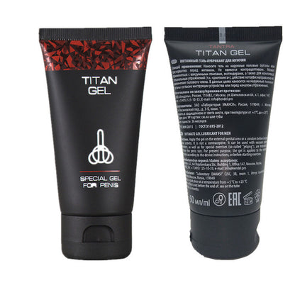 Titan Gel Gold, Red  Provocative– Special Gel for Men